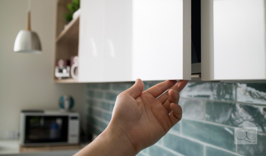 kitchen organization cabinets