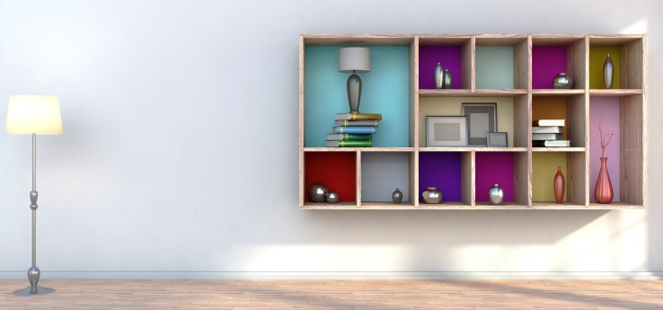Design Blog Creative Ways to Use Wallpaper- Shelf Lining