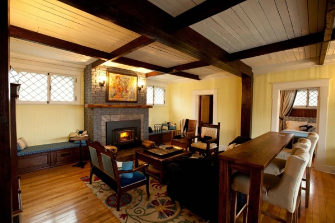 Lumber Baron's House living room, alternate view