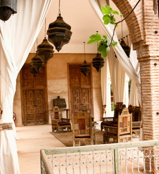 Moroccan patio 