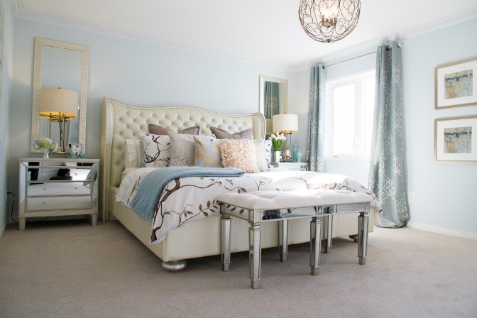 Bedroom designed by Jacqueline Forde