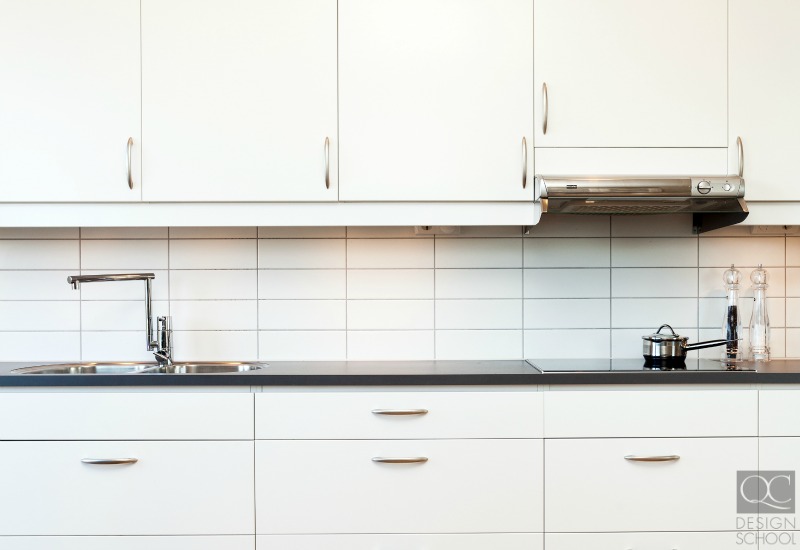 white paint kitchen home design