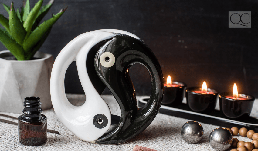 Yin yang symbol home decor